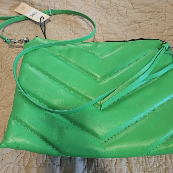 Rebecca Minkoff Vibrant Green Crossbody Bag - Picture 2 of 6
